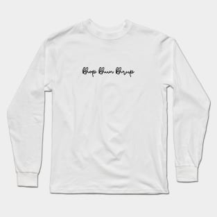 khop khun khrup - black Long Sleeve T-Shirt